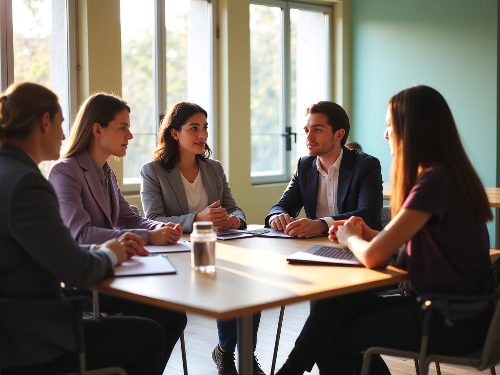 Team HR creativo in collaborazione